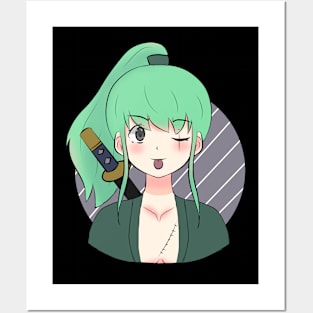 Zoro girl version Posters and Art